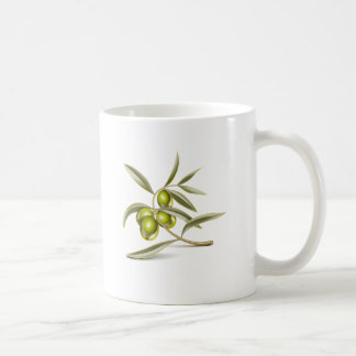 Grünolivenzweig Kaffeetasse