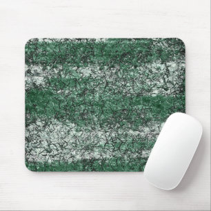 Grünölstruktur auf Stöcken und Fäden Mousepad