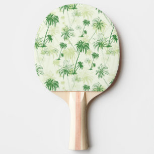 Grünpalmenmuster Tischtennis Schläger