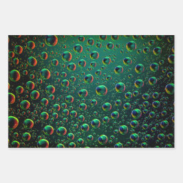 Grünpapier Geschenkpapier Set