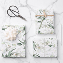 Grünpflanzen Elegantes Soft Gold Botanisches Folia
