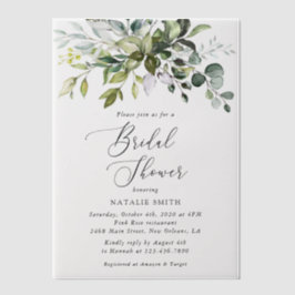 Grünpflanzen, Eukalyptus-Blätter, Boho, Brautparty