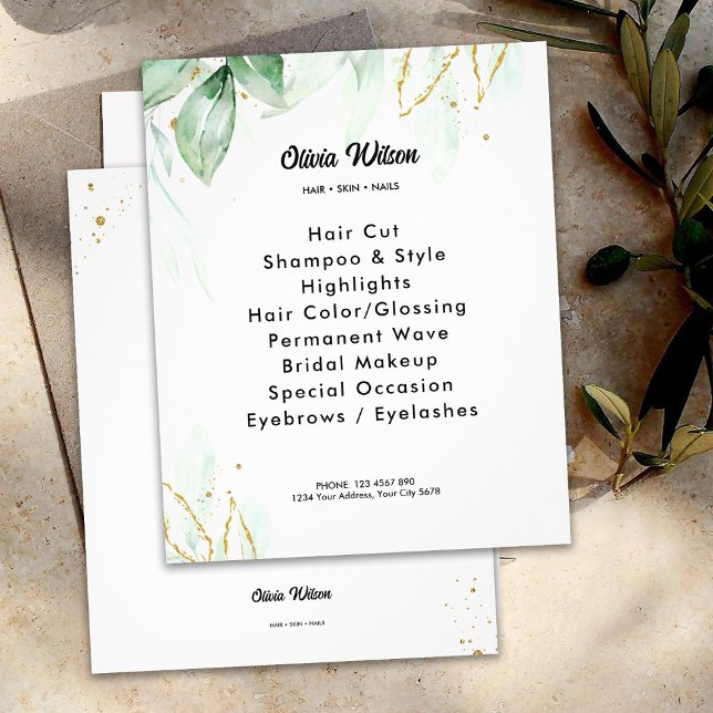 Grünpflanzen Flyer (Von Creator hochgeladen)