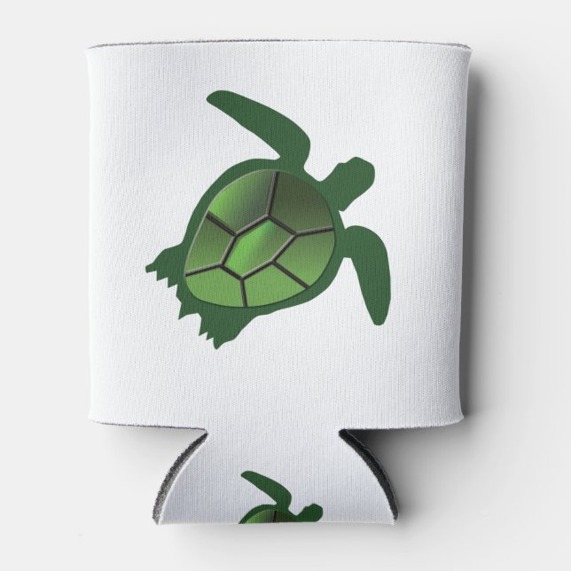 Grünschildkröte Dosenkühler (Vorderseite)