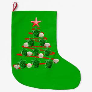 Grünschildkröten Weihnachtsbaum Großer Weihnachtsstrumpf