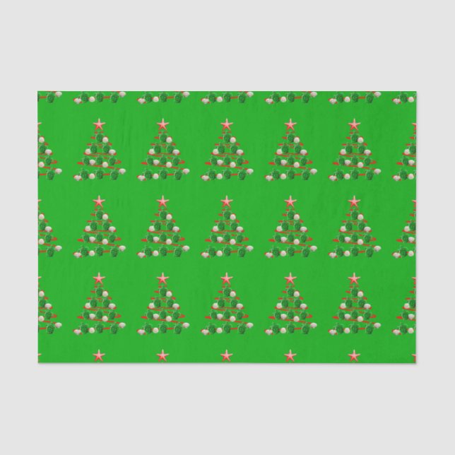 Grünschildkröten Weihnachtsbaum Seidenpapier (Vorderseite)