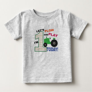 Grünschlepper Shirt 1. Geburtstag