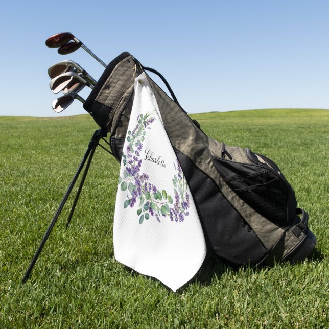 Grünschrift des Grüns der Eukalyptus Golfhandtuch (Gras)