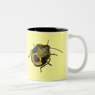 Grünstinkfehler Nymph-Koordinationselemente Zweifarbige Tasse
