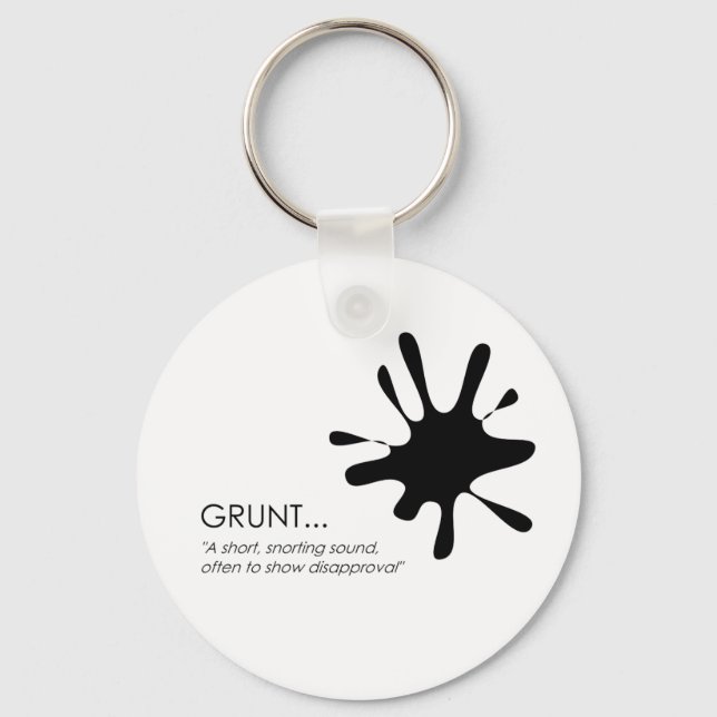Grunt-Schlüsselanhänger Schlüsselanhänger (Vorderseite)