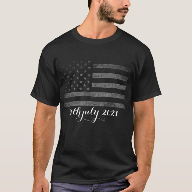 Grunt Style America Patriotic Flag Men's  T-Shirt (Vorderseite)