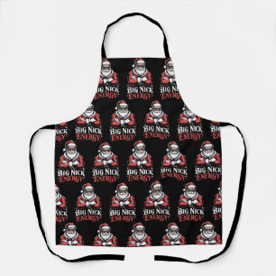 Grunt Style Big Nick Energie lustiger Santa Weihna Schürze
