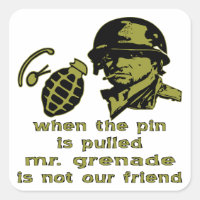 Grunt, wenn das Button gepanzert wird Mr. Grenade