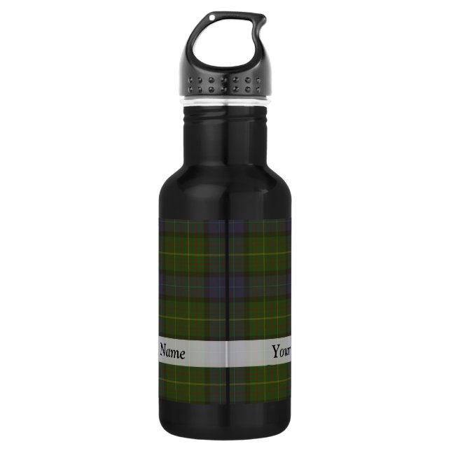 Grüntartan kariert trinkflasche (Vorderseite)