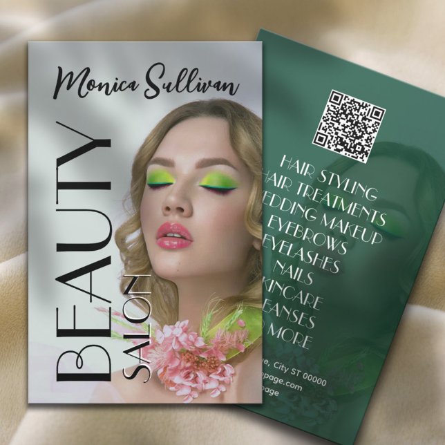 Grünton-Schönheitssalon Flyer (Von Creator hochgeladen)