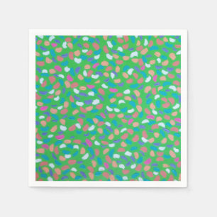 Grüntöne des Frühlings Malerische Kunst Serviette