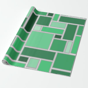 Grüntöne Geschenkpapier