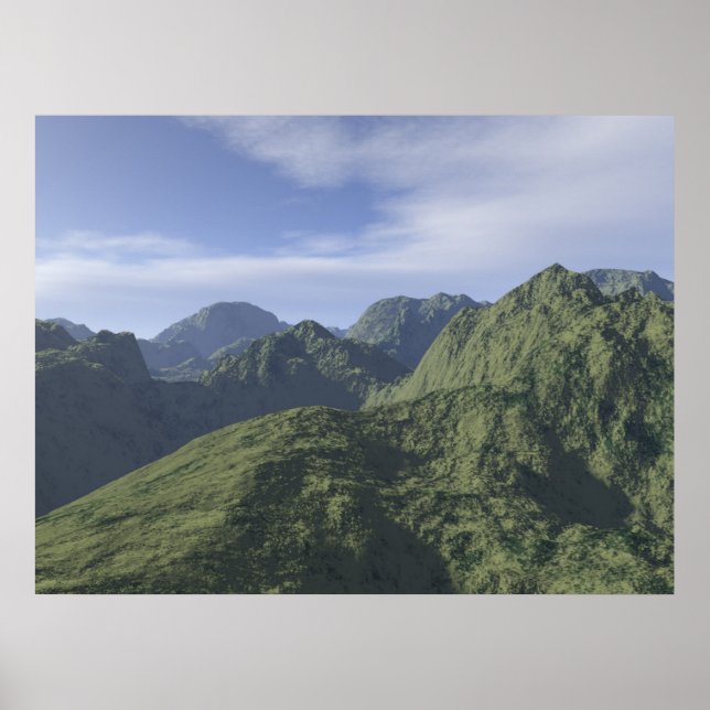 Grüntöne Poster (Vorne)