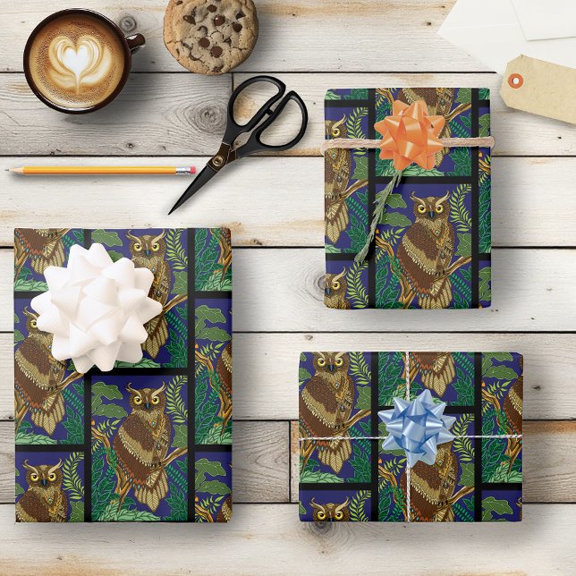 Grünwald-Blätter Geschenkpapier Set (Von Creator hochgeladen)