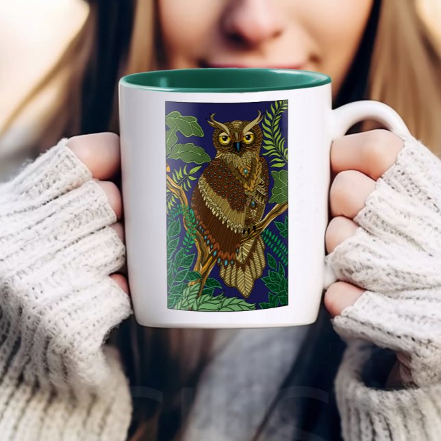 Grünwald-Blätter Tasse (Von Creator hochgeladen)