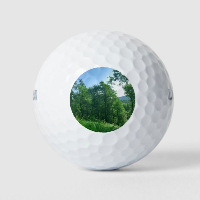 Grünwaldlandschaft Golfball (Vorderseite)