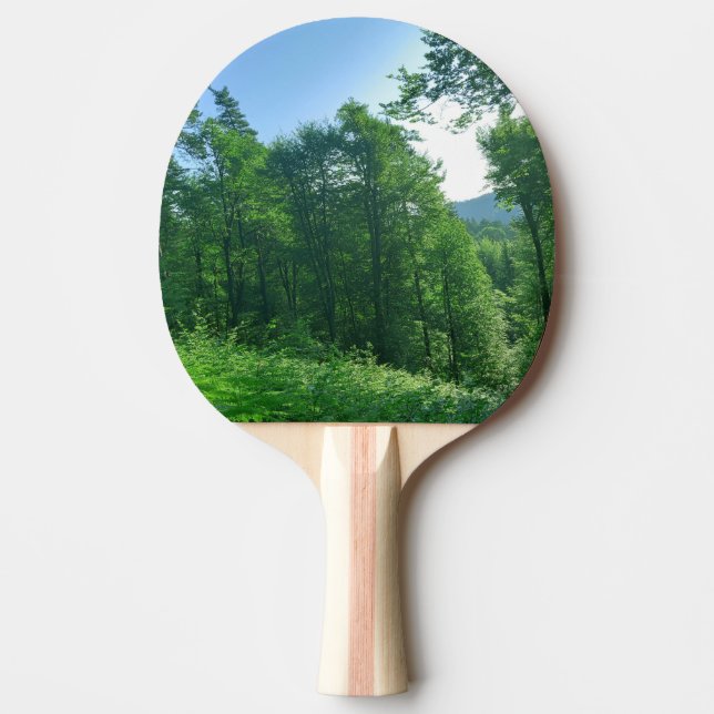 Grünwaldlandschaft Tischtennis Schläger (Vorderseite)