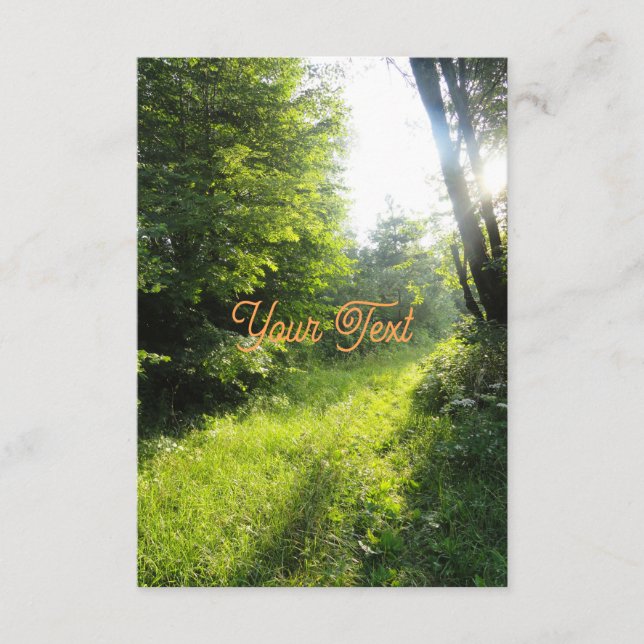 Grünwaldwiese Begleitkarte (Vorderseite)