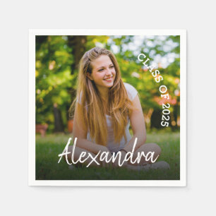 Gruppe 2025 Foto Graduation Party Serviette