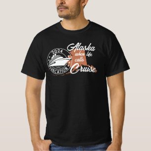 Gruppe Alaska Kreuzfahrt T-Shirt