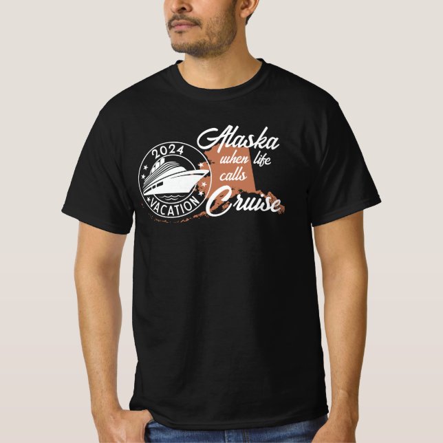 Gruppe Alaska Kreuzfahrt T-Shirt (Vorderseite)