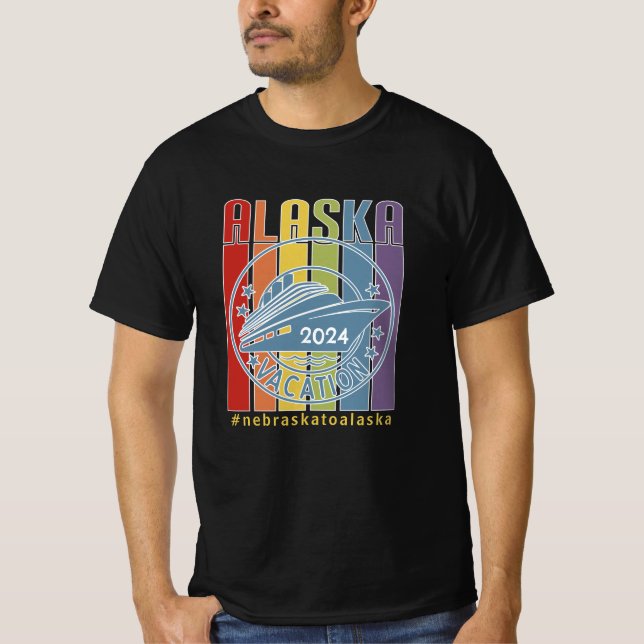 Gruppe Alaska Reisen Kreuzfahrt T-Shirt (Vorderseite)