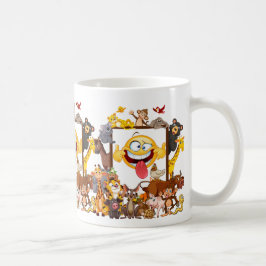 Gruppe Cartoon-Tiere Spaß Kaffeetasse