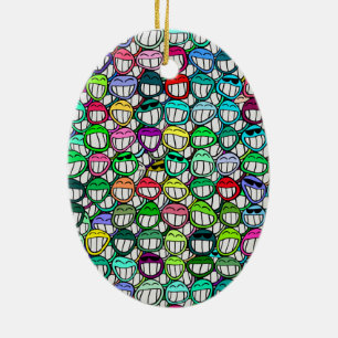 GRUPPE "coole SCHMILZFÄLLE" Keramikornament