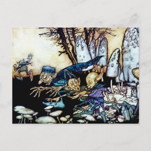 Gruppe der Arbeitnehmer Postkarte (Vorderseite)