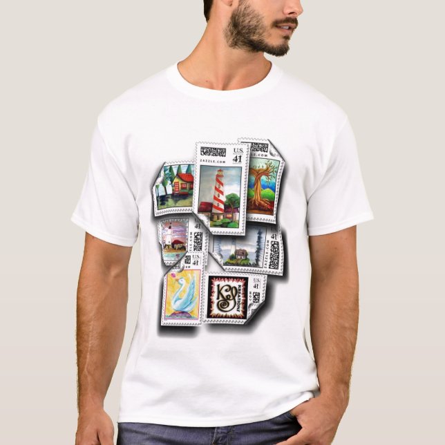 Gruppe der Briefmarken T-Shirt (Vorderseite)