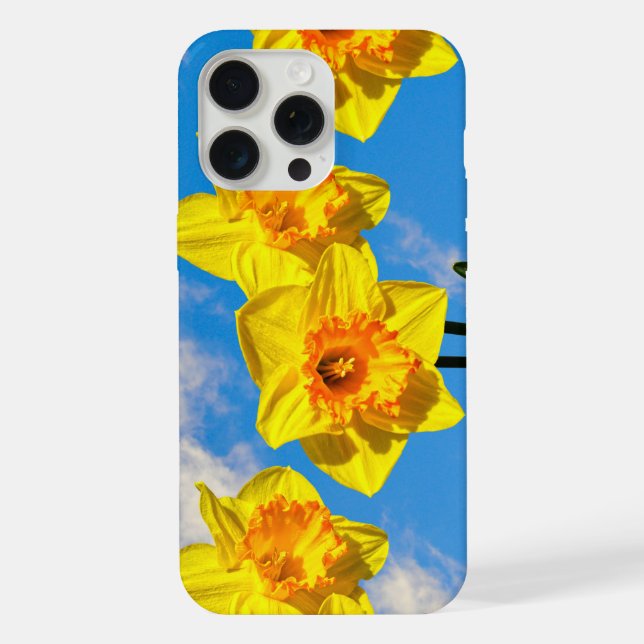 Gruppe der Daffodils Gold Medal Blume Handy Fall iPhone 15 Pro Max Hülle (Rückseite)
