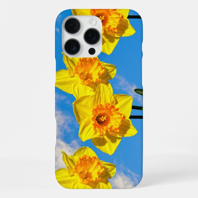 Gruppe der Daffodils Gold Medal Blume Handy Fall iPhone 16 Pro Max Hülle (Rückseite)