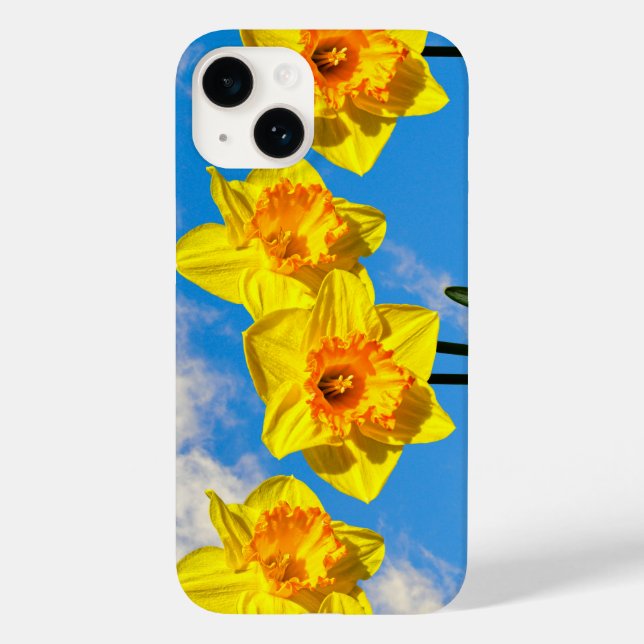 Gruppe der Daffodils Goldmedaille-Blume Case-Mate iPhone 14 Hülle (Rückseite)