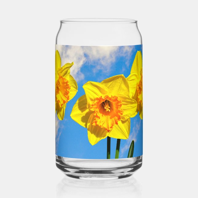 Gruppe der Daffodils Goldmedaille-Blume Dosenglas (Rückseite)