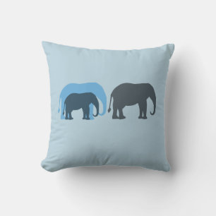 Gruppe der Elefanten Amerikanisches MoJo-Pillow Kissen