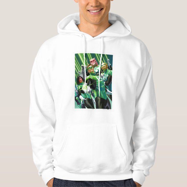 Gruppe der grünen Laternen Hoodie (Vorderseite)