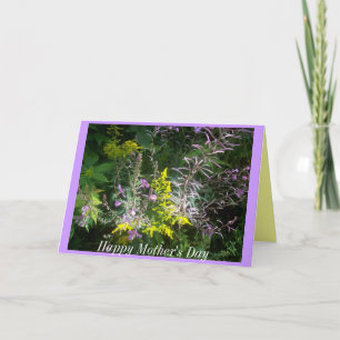 Gruppe der Karte der Wildblumen-Mutter Tages