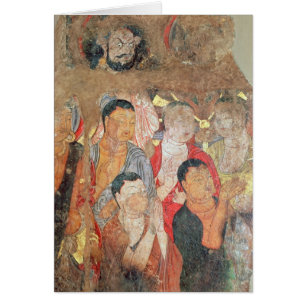 Gruppe der Mönche und des Buddhas