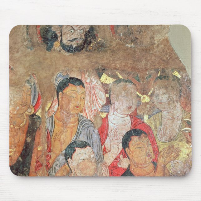 Gruppe der Mönche und des Buddhas Mousepad (Vorne)