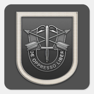 Gruppe der Spezialeinheiten (Im Flugzeug) Quadratischer Aufkleber
