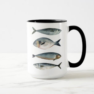 Gruppe der vier Fische Tasse