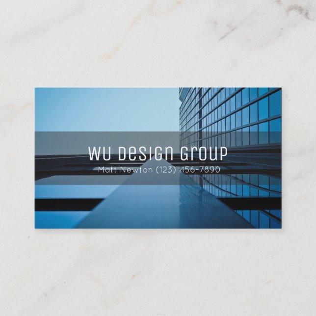 Gruppe für berufliche Architekten Visitenkarte (Vorderseite)