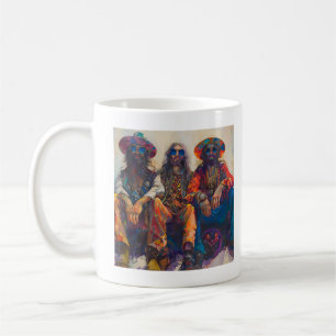 Gruppe Hippie Men Kaffeetasse