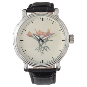Gruppe Orange Lilies Armbanduhr