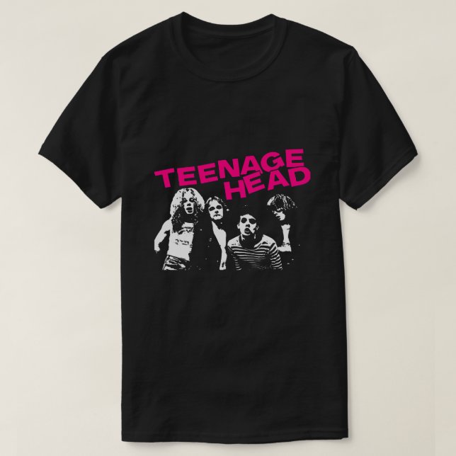Gruppe "Teenage Head" (Pink) T-Shirt (Design vorne)